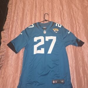 Nike Blue Football Jersey with Number 27